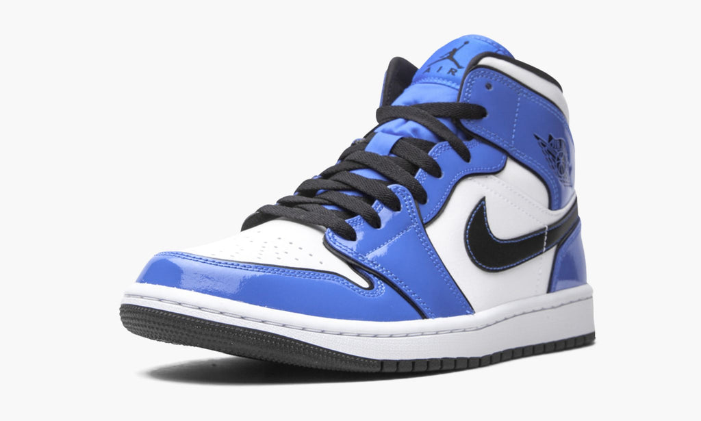 Air Jordan 1 Mid SE Signal Blue Sneakers