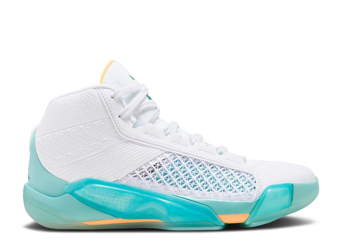 Guo Ailun X Air Jordan 38 PF White Clear Jade Sneakers